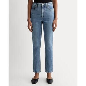 NWT Everlane The Original Cheeky Jean Straight Leg Medium Wash Size 27 Regular